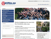 Tablet Screenshot of driftia.se